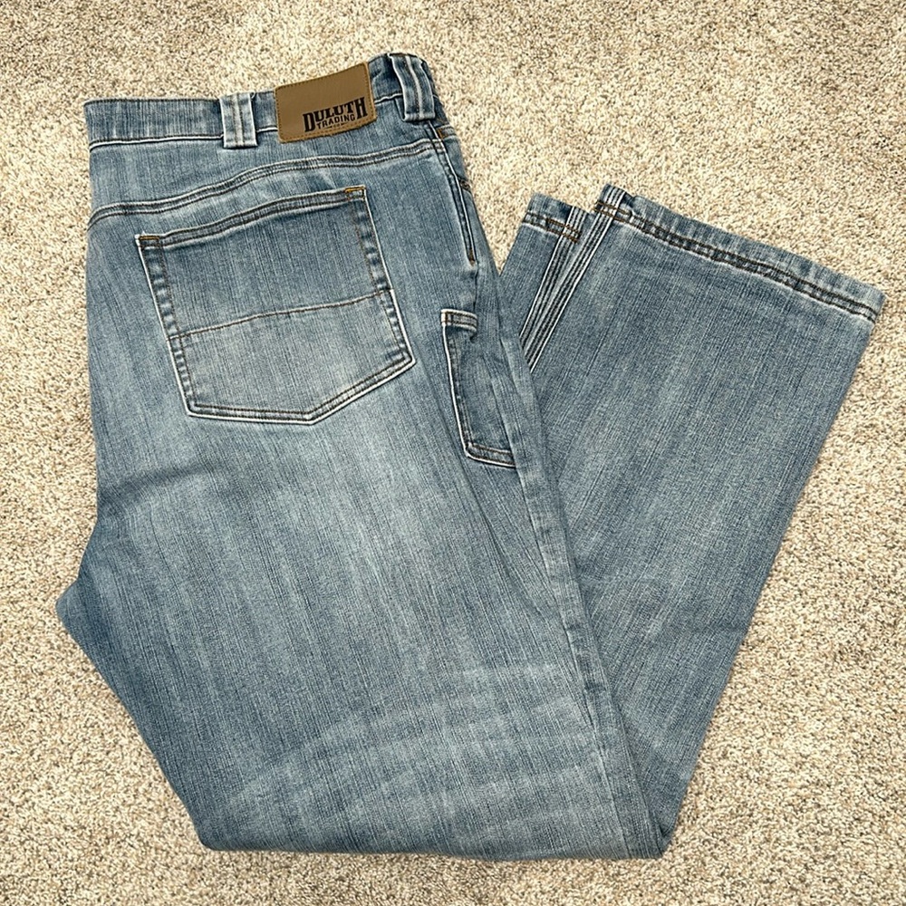 Duluth Trading Co Men’s Ballroom Double Flex Standard Fit Jeans 42x32